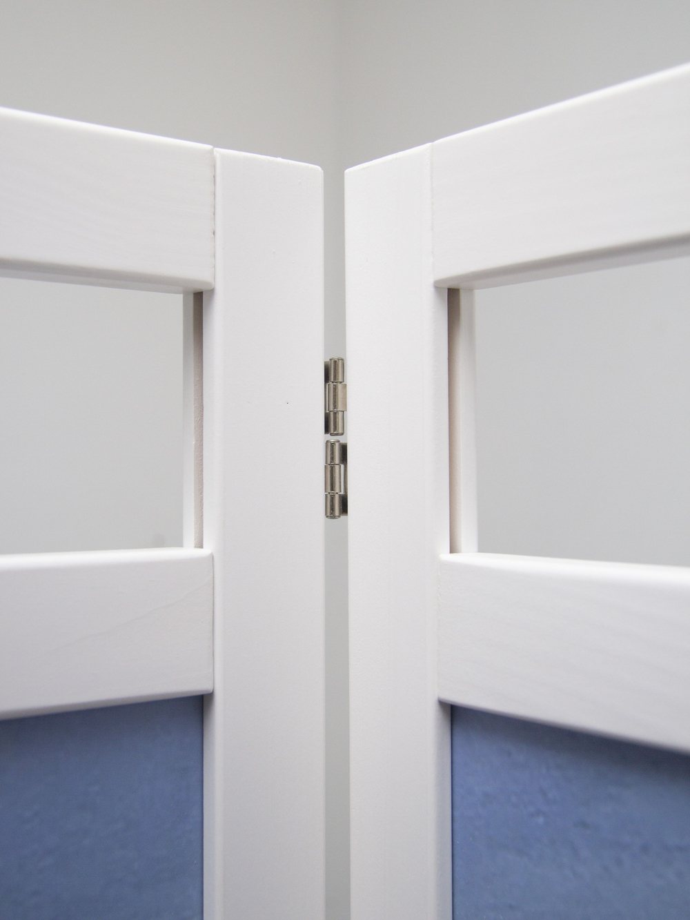 Ширма - перегородка для зонирования пространства деревянная с картинкой с обеих сторон "Райские птички", 3 створки, 480*1800 мм