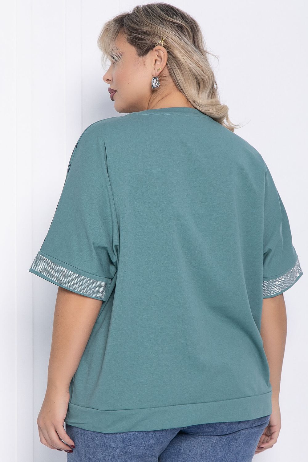 Блуза Симона (олива) Б12293-20 LT Collection