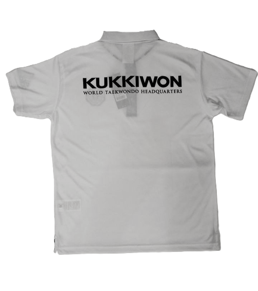 Футболка-поло Adidas Kukkiwon белая