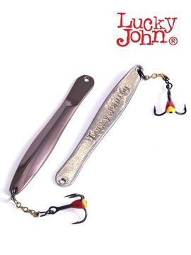 Блесна вертикальная зимняя Lucky John WALLE с цепочкой и тройником  60мм CS блистер