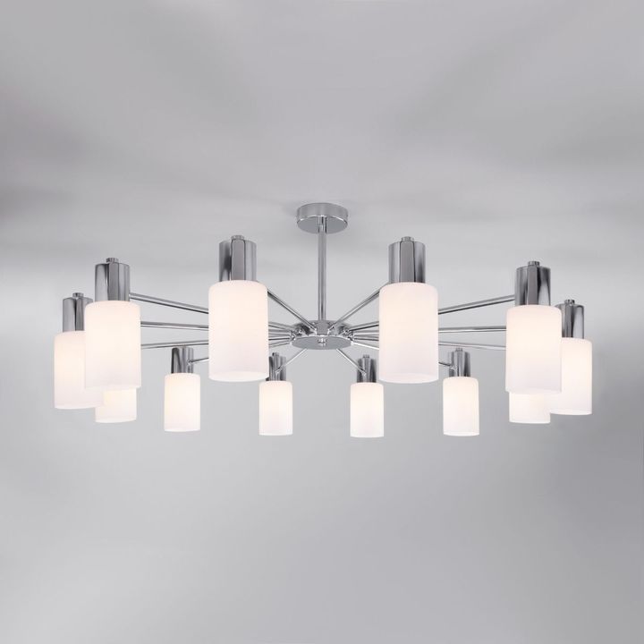 Потолочная люстра Eurosvet Vegga 70160/12 хром Smart