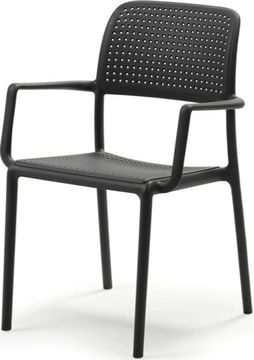 Кресло Bora пластиковое Nardi Италия цвет антрацит