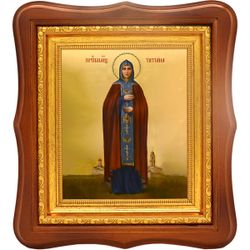 Татиана Бесфамильная преподобномученица. Икона на холсте.