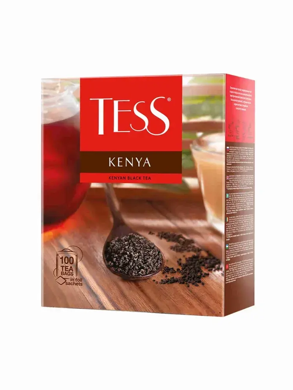 Черный кенийский чай Tess в пакетиках, 100 шт