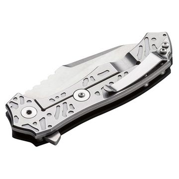 Складной нож Boker 01BO766 CFM-A1 c клинком из стали Sandvik™ 14C28N, рукоять G10 / Stainless Steel