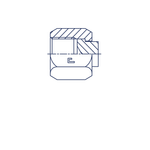 Заглушка ORFS 13/16" с внутренней резьбой