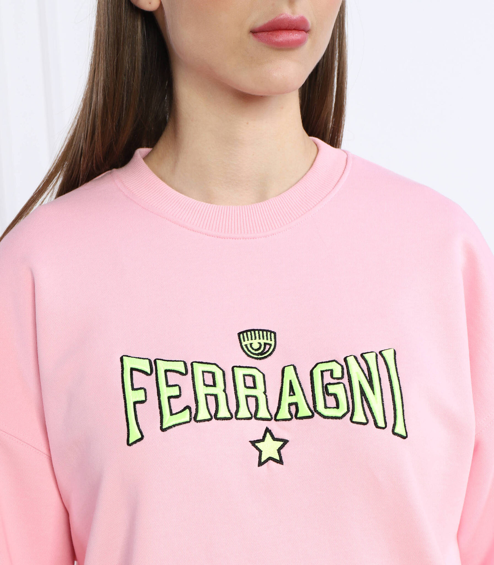 Худи Chiara Ferragni - пудро-розовый(74CBIT02CFT03)