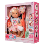 Пупс функциональный с аксесс., коробка NEW242B