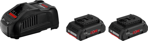 Аккумуляторы и зарядное устройство BOSCH ProCORE 2x18V 4 A·ч + GAL 1880 CV 1600A016GF