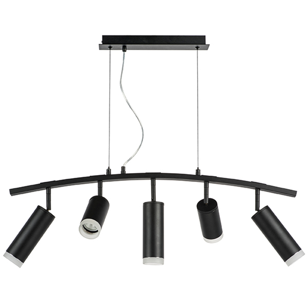 LR7353728730 Люстра RULLO 5х50W GU10 ЧЕРНЫЙ (571735+214437-2+214487-3+202430-5)