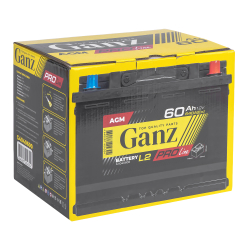 Аккумулятор GANZ PRO-Line AGM 60 А/ч обратный R+ 242x175x190 L2 EN 640 А