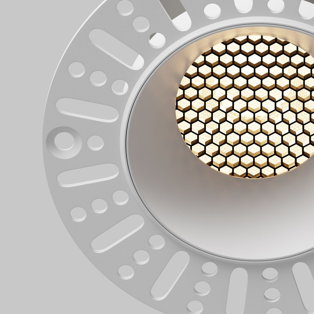 Светильник встраиваемый светодиодный Maytoni   DL121-15W-3K-TRS-W