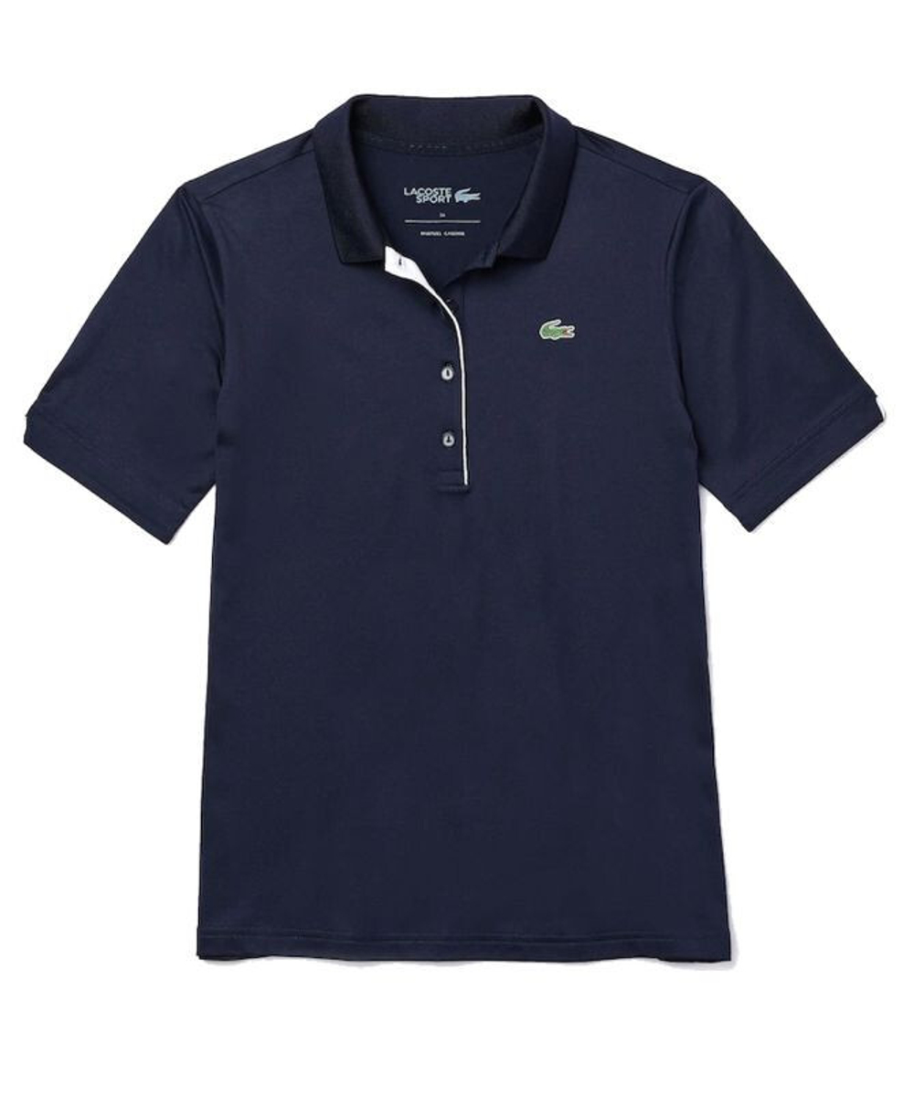 Женское поло Lacoste Women’s SPORT Ultra Dry Performance Polo - navy blue