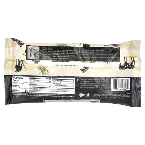 Endangered Species Chocolate, премиальные чипсы для выпечки, овсяное молоко и 55% какао и темный шоколад, 285 г (10 унций)