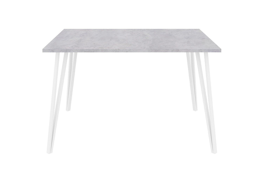 Стол кухонный обеденный Камень Тёмный/Чёрный, Сиена, 120х80х75,5 см