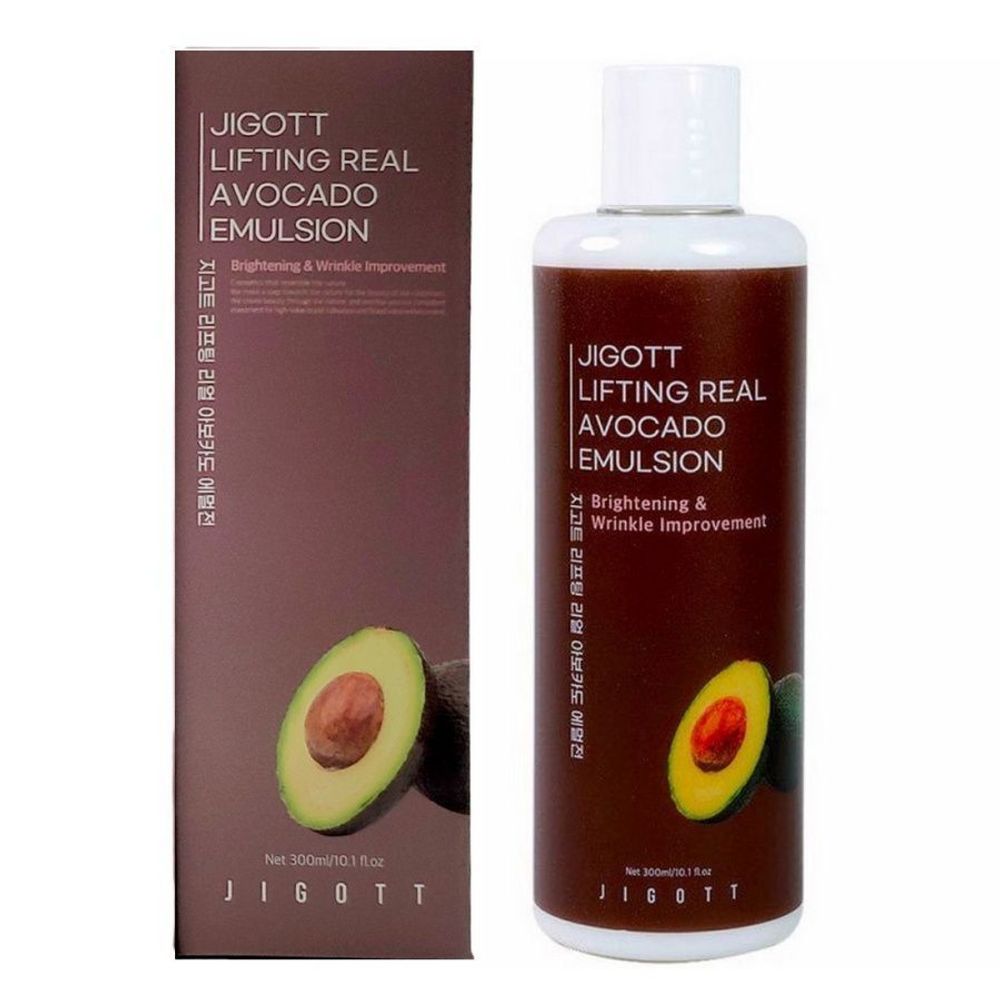 Jigott Lifting Real Avocado Emulsion эмульсия-лифтинг с экстрактом авокадо для лица и тела
