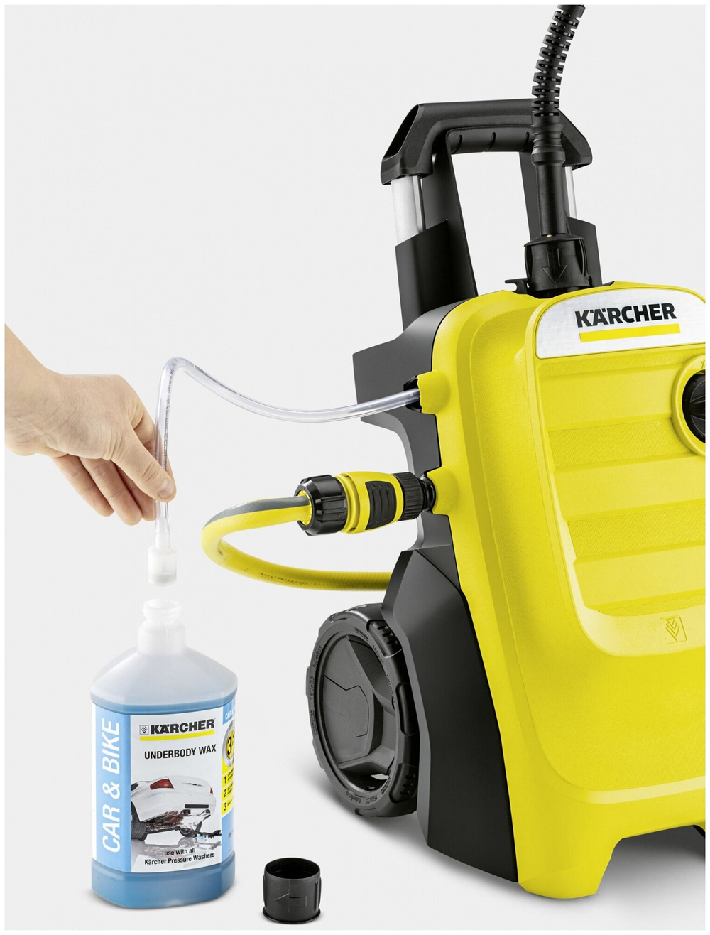 Аппарат высокого давления KARCHER K 4 Compact UM 420 л/ч,1,8кВт,130 бар,шланг 6м (1.679-400.0)