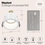 Встраиваемый светильник Technical DL049-01W