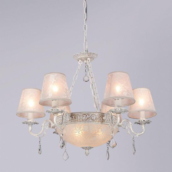 CL424161 Бельведер Бел.+Золото Св-к Люстра