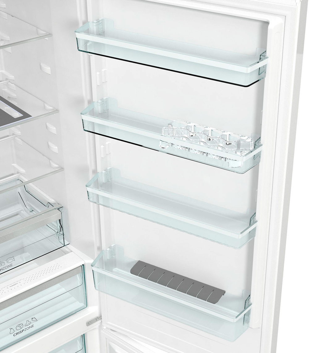 Отдельностоящий двухкамерный холодильник Gorenje NRK 6201 SYW