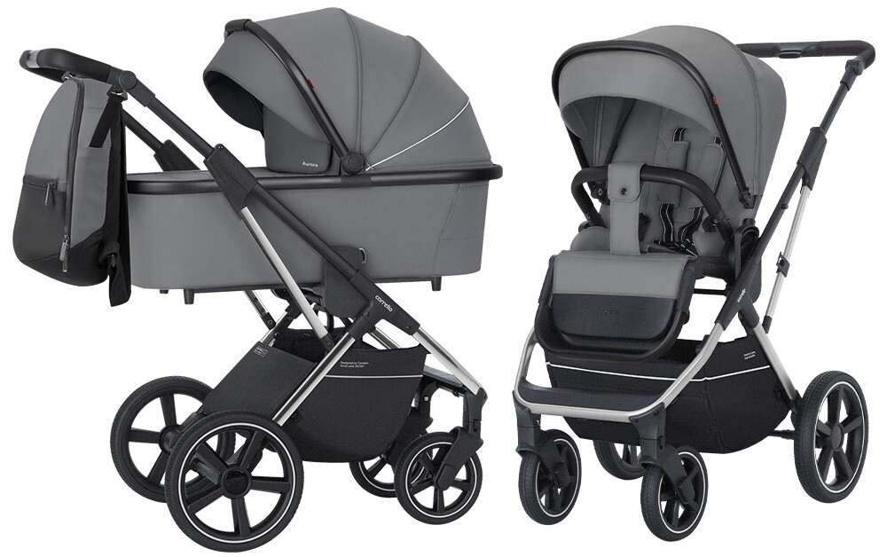 Коляска 2 в 1 Carrello Aurora Сhrome CRL-6505 Carbon Grey