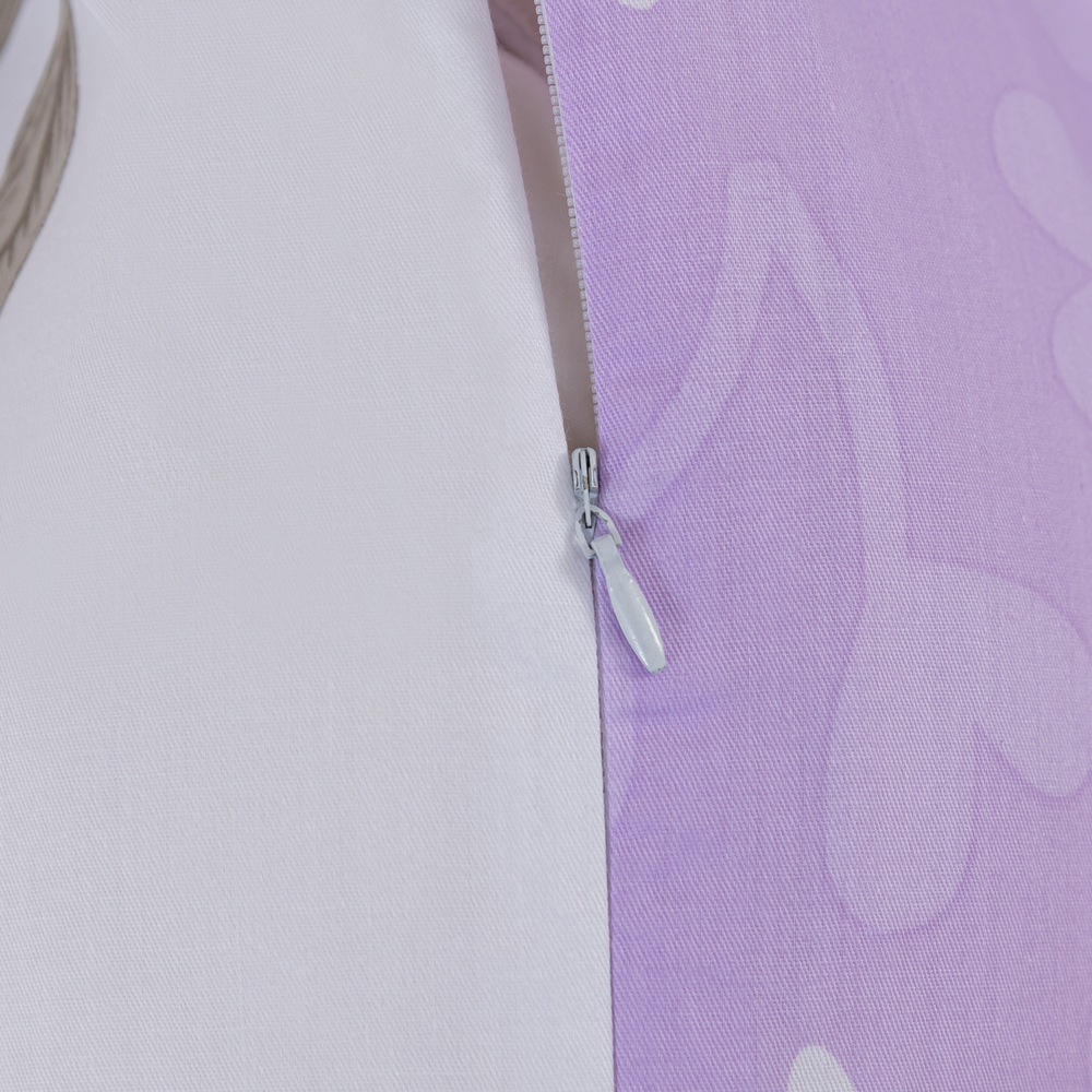 Комплект постельного белья Делюкс Сатин 100% хлопок на резинке LR452