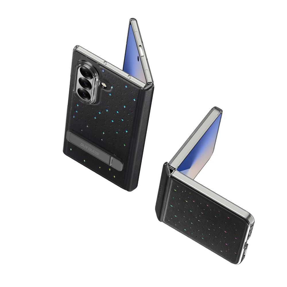 Чехол из искусственной кожи от Dux Ducis для Samsung Galaxy Z Fold 7, серия Stex Series Case