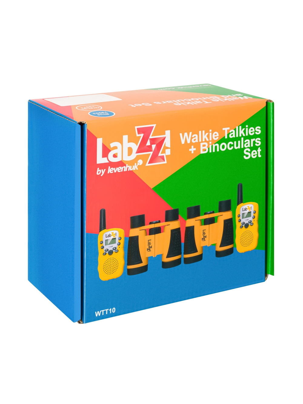 Комплект раций и биноклей Levenhuk LabZZ WTT10 оранжевый