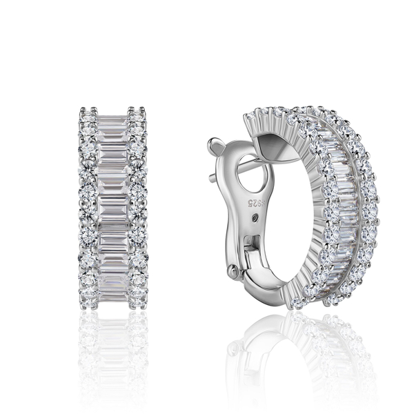 Серьги с английским замком