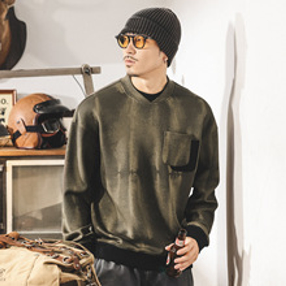 Мужской свитшот ретро-стиля