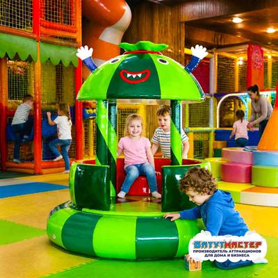 Электрическая карусель детская 4KIDS "Сочный арбуз"