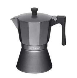 Kitchen Craft - Алюминиевая Турка кофеварка  Le&#39;Xpress на 6 чашек. / артикул   LX6CUPGRY  / GTIN 5028250687470