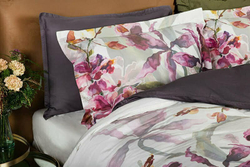 Постельное белье 2 спальное Decoflux Orchids Modern/White