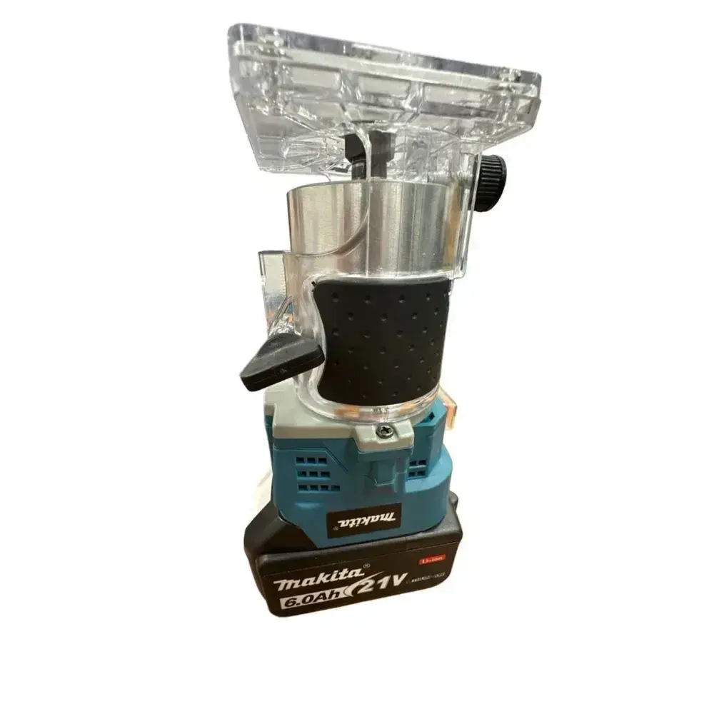 Фрезер кромочный Аккумуляторный по дереву 21V 6.0 Ah