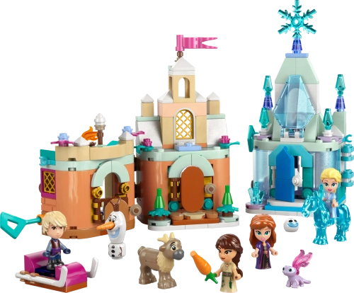 Конструктор LEGO Disney 43278 Мини-замок Эренделл и ледовый дворец Эльзы