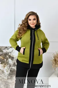 Костюм 17-275-черный-оливковый Minova