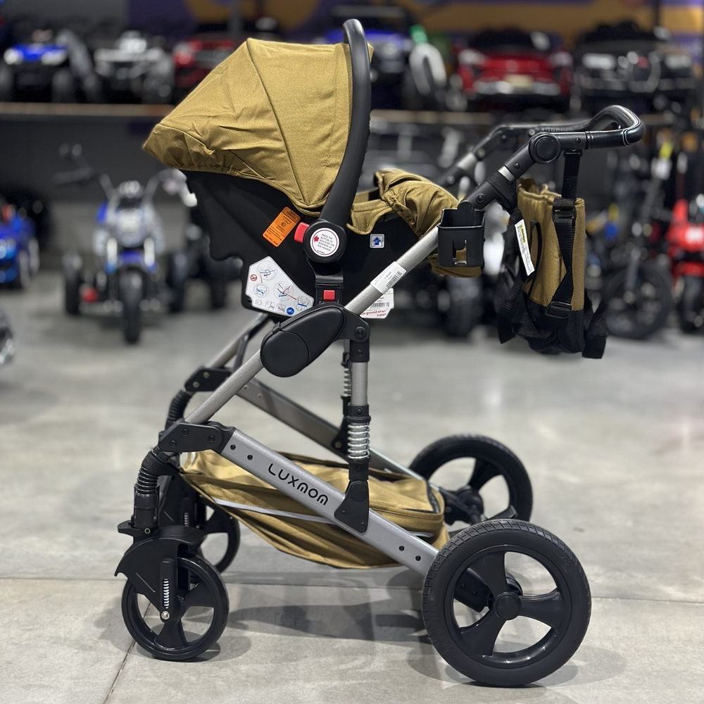 Коляска-трансформер Luxmom 558 3в1 пустынно-жёлтый