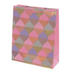 GAEM Пакет подарочный S (бумага 210г/м2, блок микс 12шт), L18 W10 H23 см, 4в.