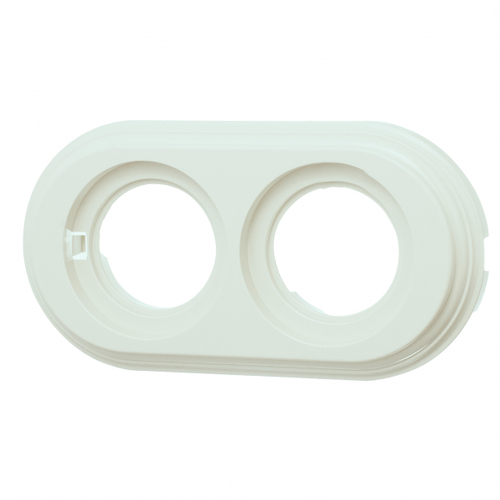 Рамка 2-х постовая, пластик, цвет Слоновая кость BF1-620-211