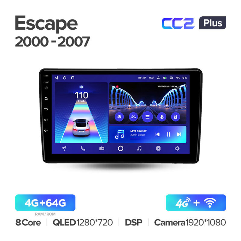 Teyes CC2 Plus 9"для Ford Escape 1 2000-2007