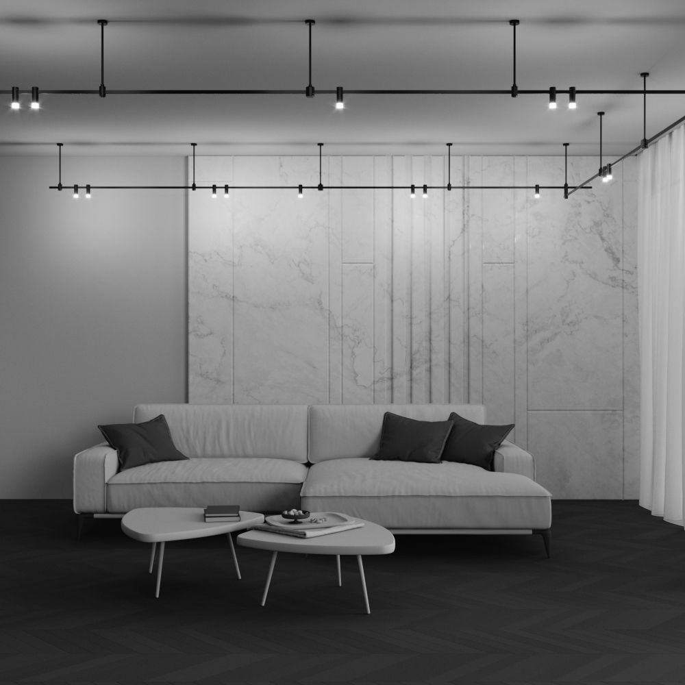 Трековый однофазный светодиодный светильник Maytoni Flarity   TR145-1-3W4K-W-B