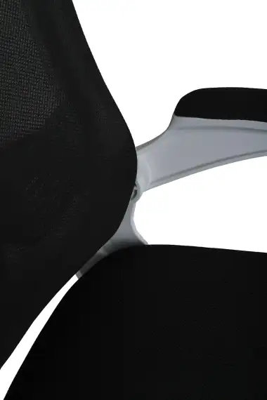 Кресло офисное Gramber С02 Сетка черная/Ткань черная/Белый