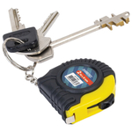 Рулетка-брелок, 2 м х 6 мм, обрезиненный корпус, с фиксатором, RABBITEX (РАББИТЕКС), 671365