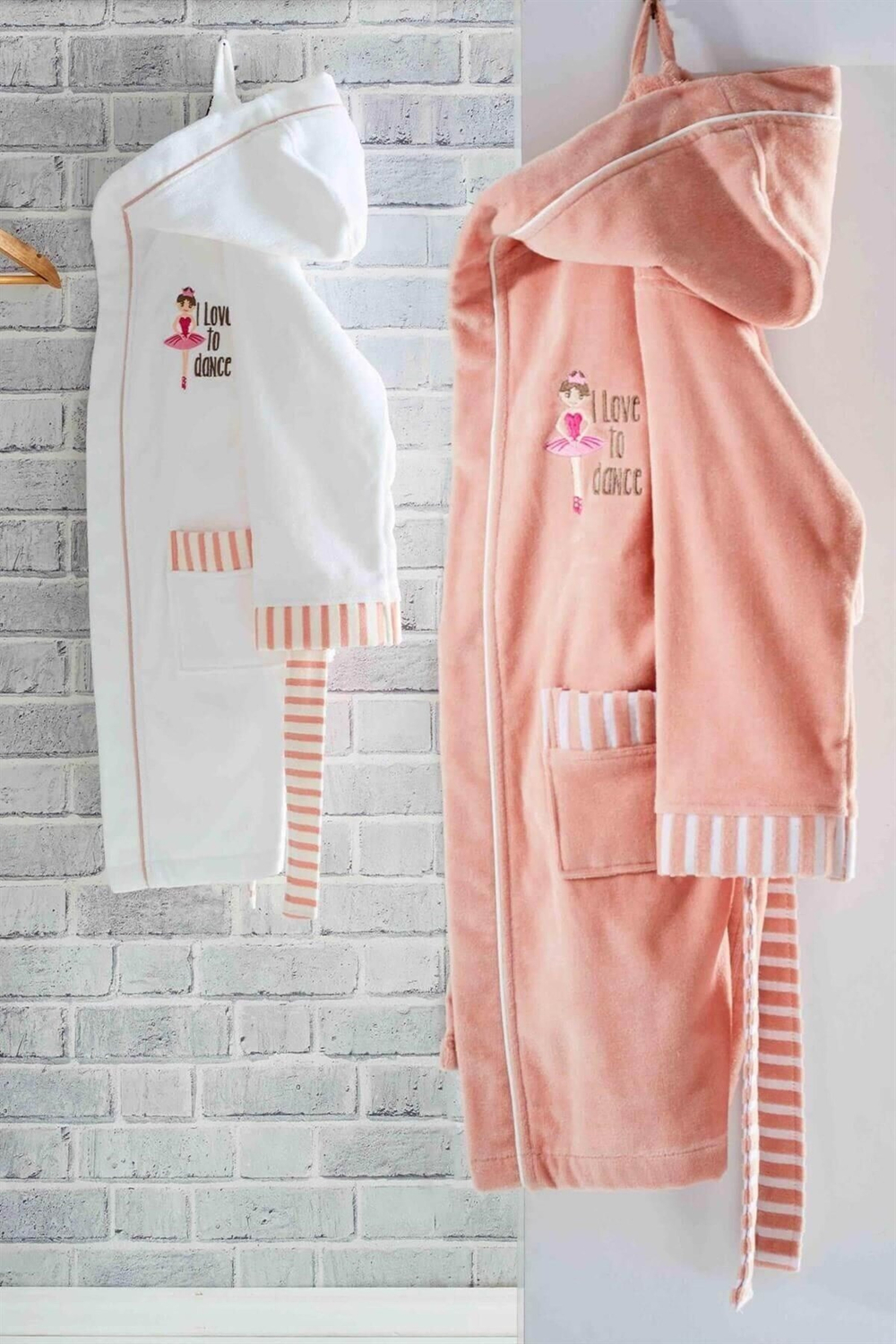 Халат I love to dance для девочки Eco Cotton