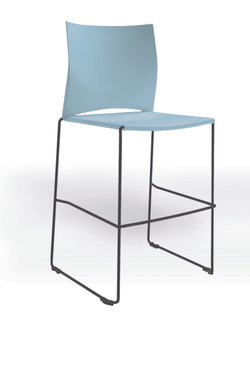 Web стул на полозьях кухонный/барный