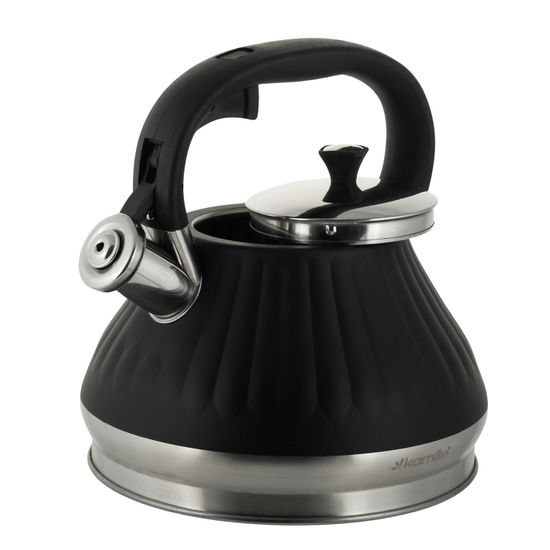 Чайник 3 л. из нержавеющей стали со свистком Kamille KM 0858