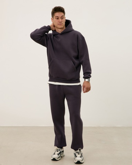 Худи с начесом MAN, антрацит