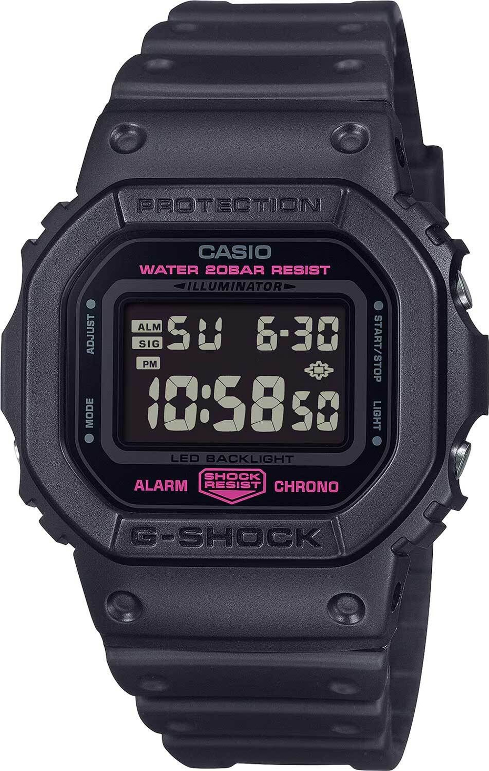 унисекс наручные часы Casio G-Shock DW-5600PK-1