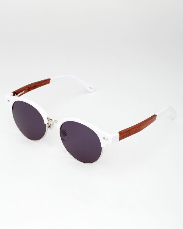 Очки солнцезащитные Spunky Jerry 6 White. dark grey - фото 5