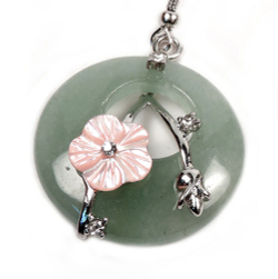 Кулон "Весна" празем перламутр